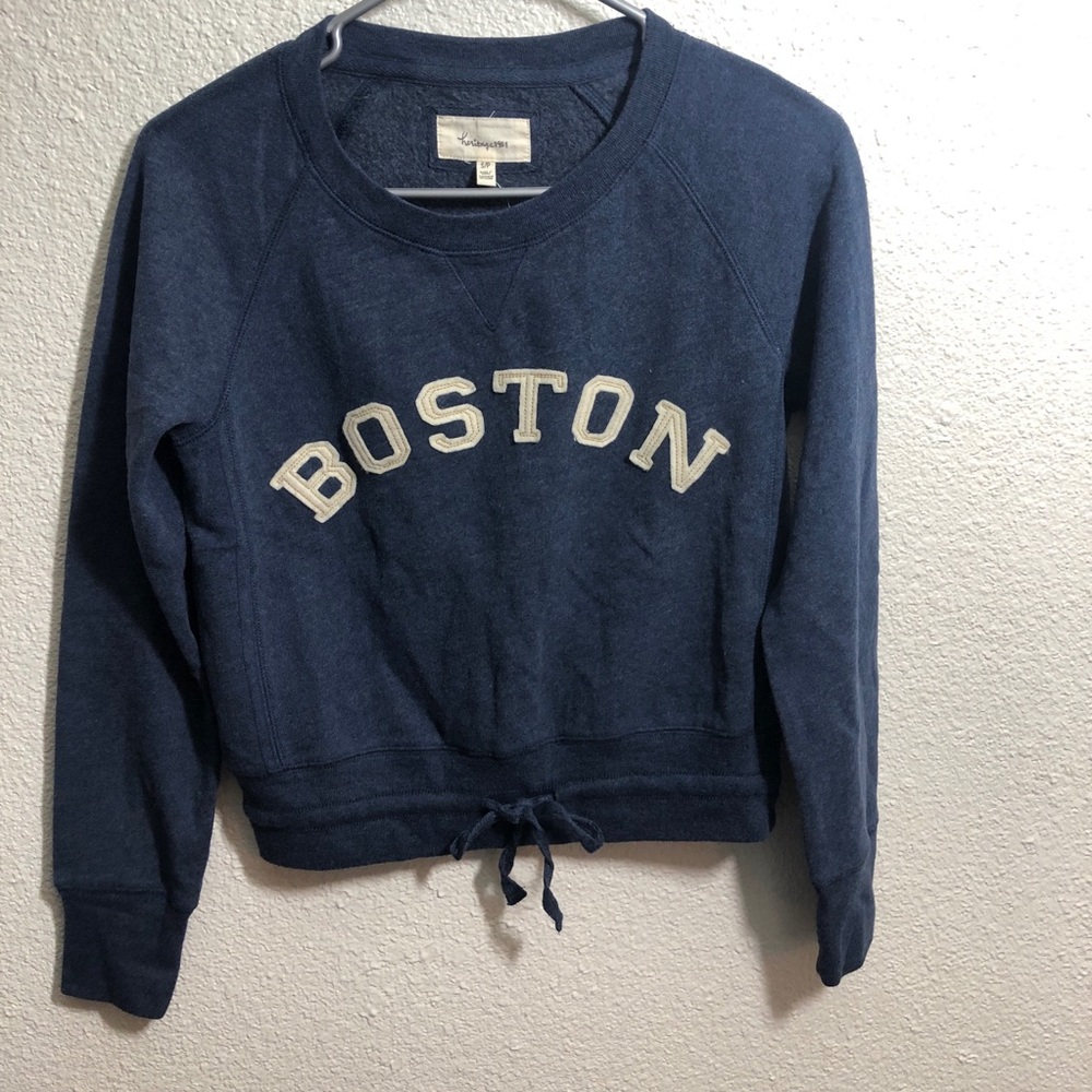 Navy Boston Sweatshirt